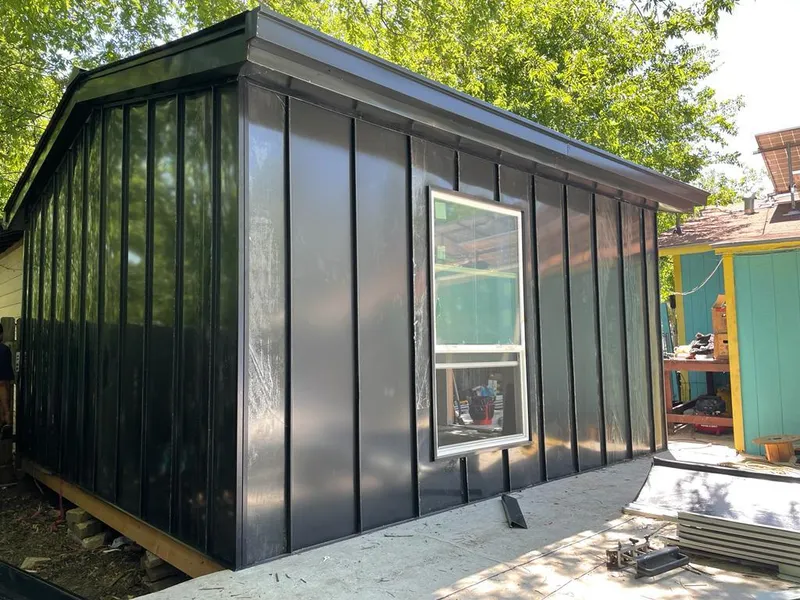 Black standing seam metal wall panels for Metal Roof Installation in Hialeah Gardens